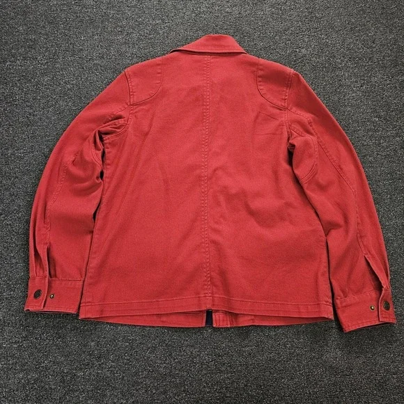 Vintage Ralph Lauren Jacket Medium Fireman Fisherman Lobster Clasp Marine Jacket - Picture 6 of 9